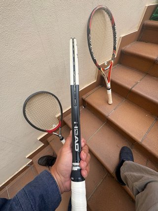 Lote 3 Raquetas de Tenis