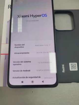 Xiaomi Redmi Note 14 5G 128GB Negro