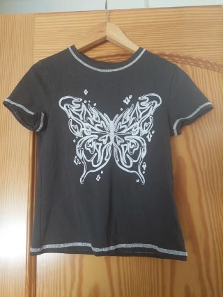 Camiseta negra Wednesday T.11/13