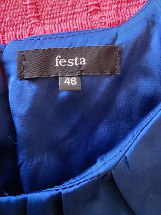 Camiseta Festa Talla 46 Azul