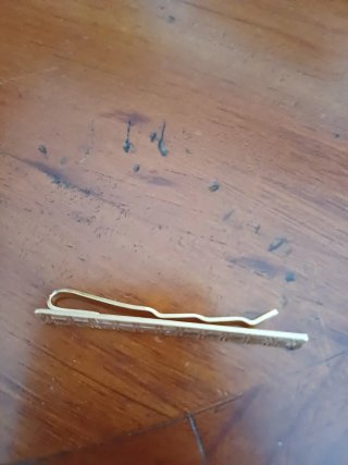 Pasador de corbata Vid chapado oro