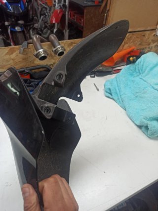 Guarda lamas Honda PCX 2011/12/13Preto