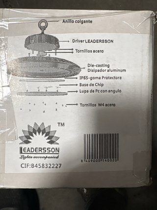 Campana UFO LED 100W 12000lm