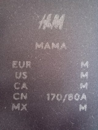 Leggings premamá negros
