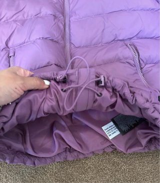 Piumino The North Face donna viola e nero