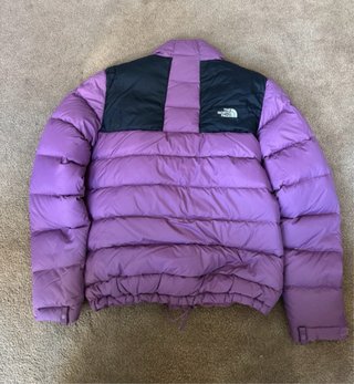 Piumino The North Face donna viola e nero