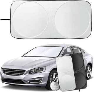 Parasol coche plegable protección UV parabrisas
