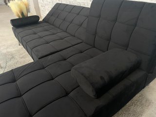 Sofá Cama Negro 198x146cm