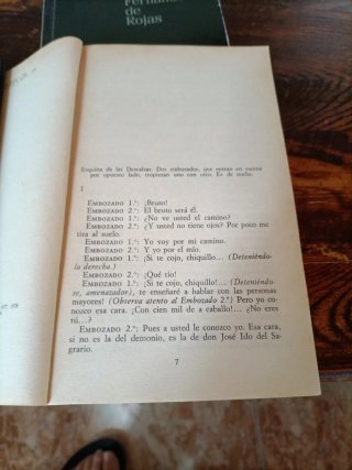 Libro antiguo de bolsillo de Benito Pérez Galdós
