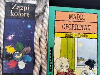 Lote de libros en Euskera