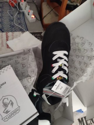 Botas de seguridad Abarth negras multicolor