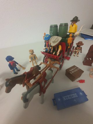 Playmobil Diligenza Ovest Cowboy