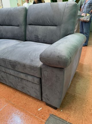 Sofá Cama Gris con Arcón
