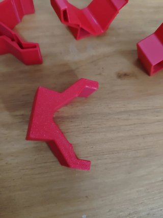 Terminales Perfil Portabicicletas Rojos