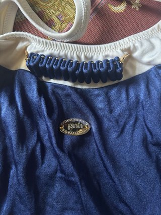 Costume intero Parah blu/bianco