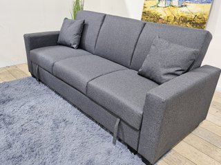 Sofá Cama Gris con Arcón