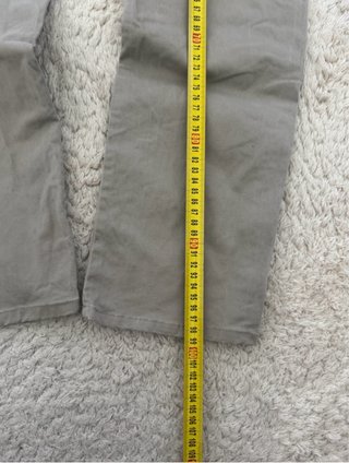 Mango Man Grey Chino Pants Size 42 Straight Fit