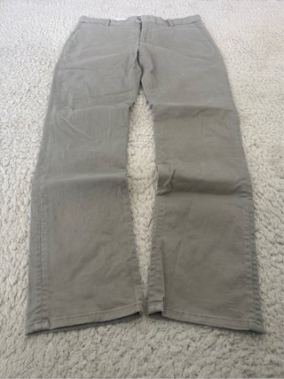 Mango Man Grey Chino Pants Size 42 Straight Fit