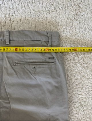 Mango Man Grey Chino Pants Size 42 Straight Fit