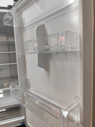 Nevera combi acero inoxidable