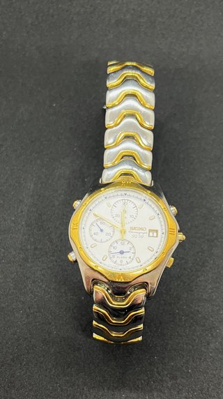 Seiko Chronograph SQ50 Bicolor 37mm – Alarma