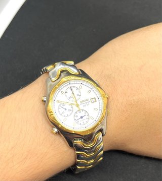 Seiko Chronograph SQ50 Bicolor 37mm – Alarma
