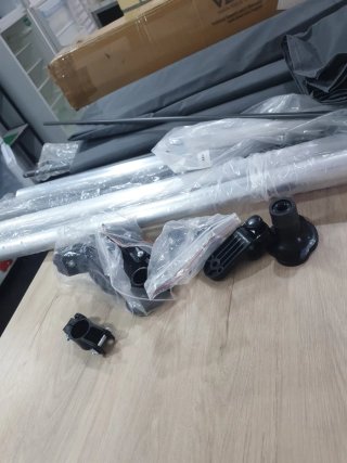 Toldo Retráctil Vevor 3x1.2m Negro