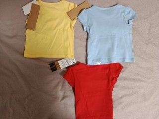 Lote 3 Camisetas Bebé Niña