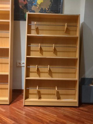 Zapatero Vertical Madera Metal