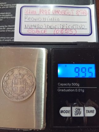 2 Lire 1887 Umberto I del 2° Tipo al Naturale