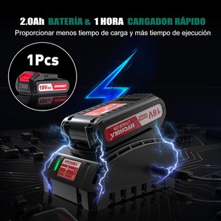 HYCHIKA taladro atornillador batería brushless