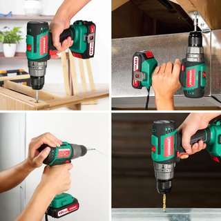 HYCHIKA taladro atornillador batería brushless