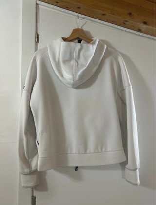 Felpa Adidas hoodie bianca con cappuccio