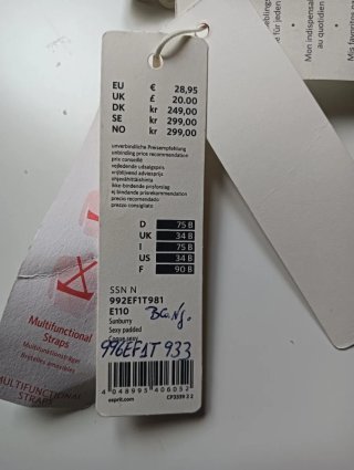 Sujetador Esprit encaje 75B blanco crema