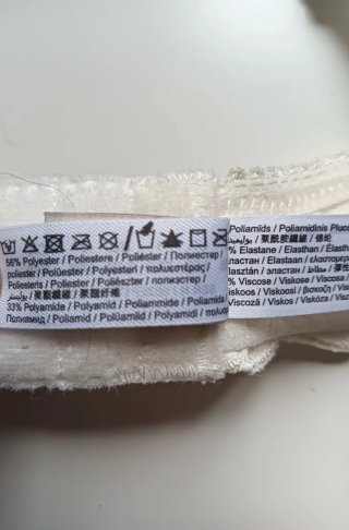 Sujetador Esprit encaje 75B blanco crema