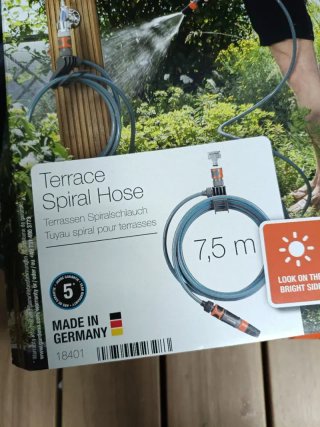 Gardena Manguera espiral, Multicolor, 7,5 m
