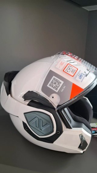 Casco Moto LS2 KP4 Blanco Talla S