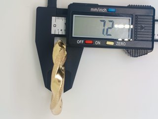 J-0846 Pendientes Aro Oro 18K Rizados