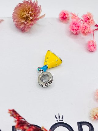 Pandora Charm Vestido Amarillo y Azul