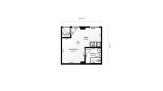 Estudio en alquiler en San Fermín en Madrid