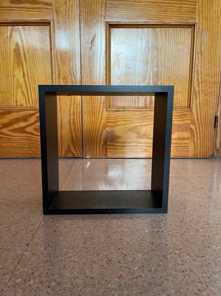 Estanterías Cubo Negras (Set de 3)