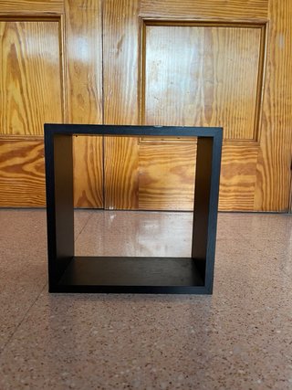 Estanterías Cubo Negras (Set de 3)
