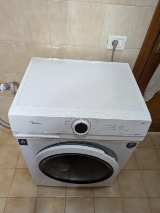 Lavadora Carga Frontal Midea Blanca