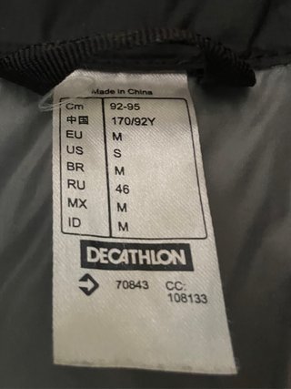 Chaqueta Plumas Mujer Quechua Negra