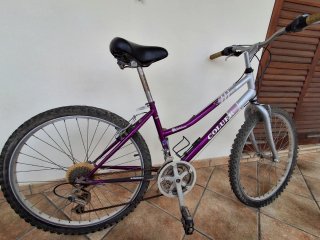 Bicicleta Coluer Morada y Plateada