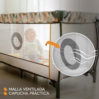 Lionelo cuna viaje bebé mosquitero ajustable