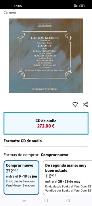 CD Carlos Kleiber dirige Carmen