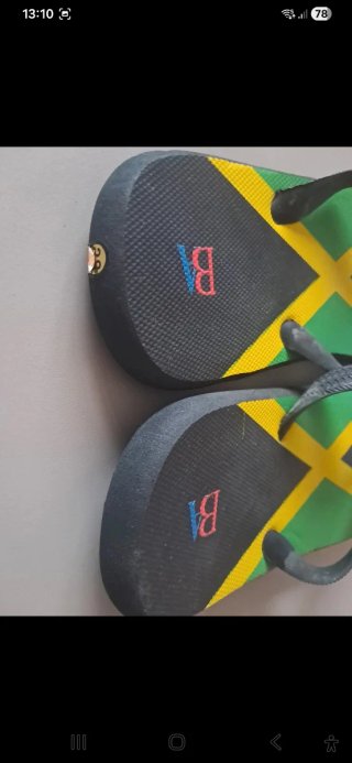 Chancletas Talla 38 Bandera Jamaica Nuevas