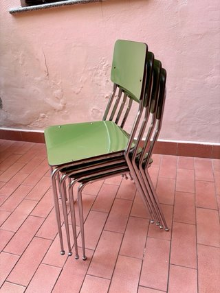 Set Sedie e tavoli Vintage in formica
