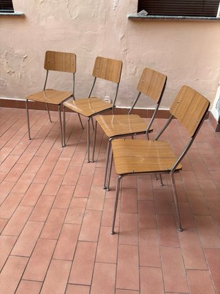 Set Sedie e tavoli Vintage in formica